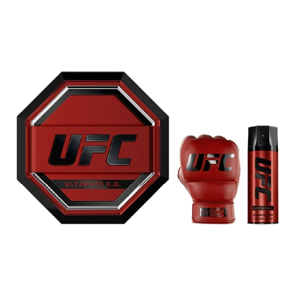 Ufc Perfume_1000x1000px_Kit Ultimate K.O EDP 100 ml + Deodorant Body Spray 200 ml