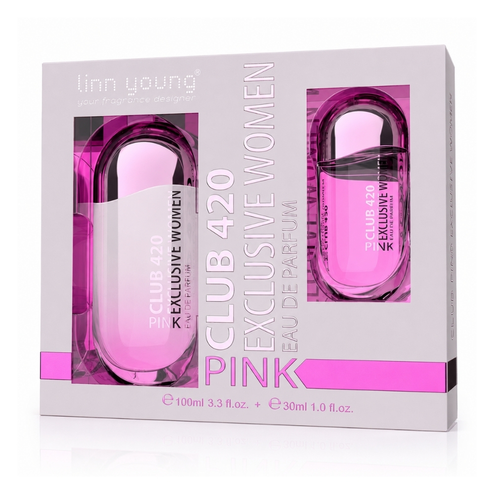 Linn Young_1000x1000px_Kit Club 420 Pink Exclusive Women EDP 100 ml + 30 ml